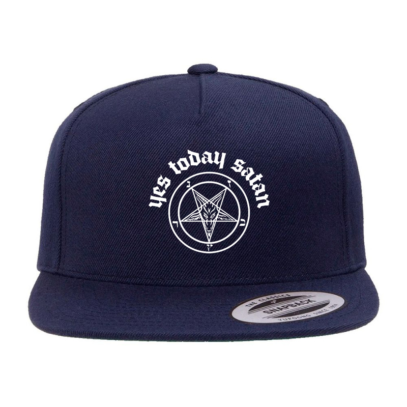 Yes Today Satan 5 panel snapback cap by oragumun | Artistshot