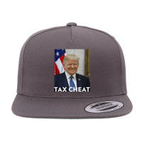 Tax Cheat Trump 5 Panel Snapback Cap | Artistshot