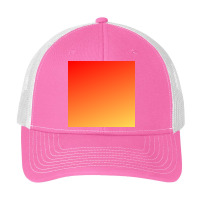 Yellow Orange Glitter Gradient Background Pa Trucker Cap | Artistshot