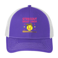 Breast Cancer Strike Out Breast Cancer Awareness Softball Fighters 217 Pa Trucker Cap | Artistshot