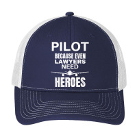 Funny Commercial Private Airplane Helicopter Pilot Lawyer T Shirt Pa Trucker Cap | Artistshot