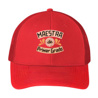 Womens Maestra De Primer Grado Cute Spanish Bilingual Teacher T Shirt Pa Trucker Cap | Artistshot