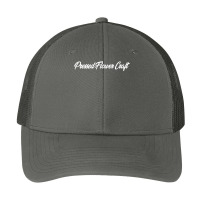 Pressed Flower Craft Cursive Text Novelty Hobby T Shirt Pa Trucker Cap | Artistshot