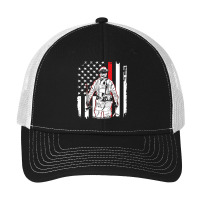 Firefighter Fireman American Flag Firefighter Fire Station Patriotic F Pa Trucker Cap | Artistshot