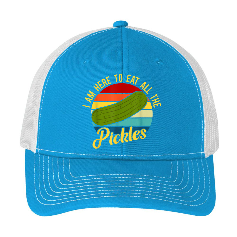 I'm Here To Eat All The Pickles Pa Trucker Cap by pancingiwak | Artistshot