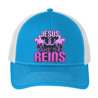 Jesus Take The Reins Cool Race Horse Premium Pa Trucker Cap | Artistshot