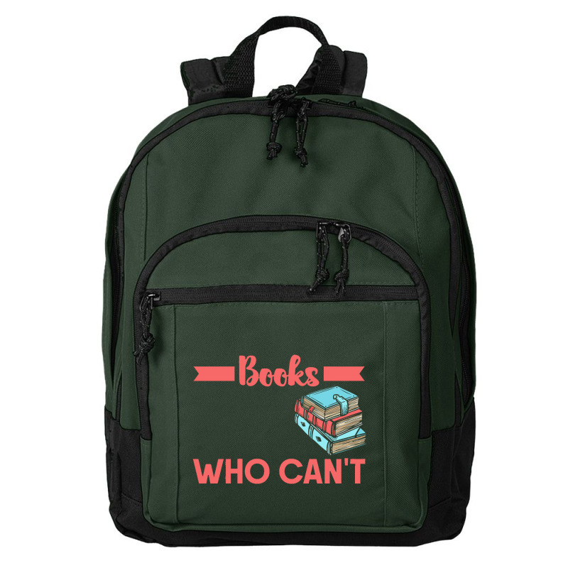 Reading T  Shirt The Man Who Does Not Read Books T  Shirt (1) Basic Backpack | Artistshot