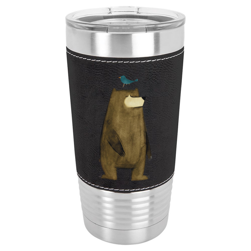 If You Think Im Awesome Meet My Twin Brother' Leatherette Tumbler | Artistshot