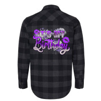 Purple Its My Birthday Flannel Shirt | Artistshot