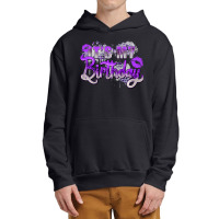 Purple Its My Birthday Urban Pullover Hoodie | Artistshot