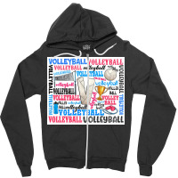 Volleyball Zipper Hoodie | Artistshot