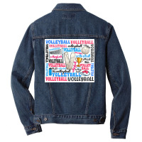 Volleyball Men Denim Jacket | Artistshot