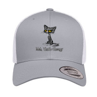 Meh That's Cheugy! Funny Cat Sharing The Cheuglife Vibe Premium Retro Trucker Cap | Artistshot