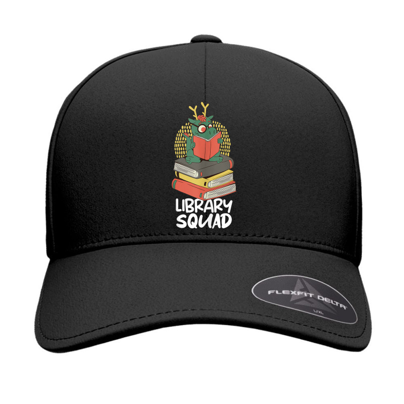 Library Squad Dragon Bookworm Book Lovers Readers Men Women Funny Gift Seamless Cap by HailieDesign | Artistshot