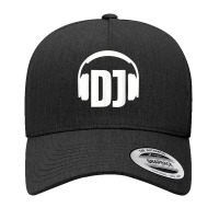 Dj With Headphones T Shirt Yupoong Trucker Cap | Artistshot