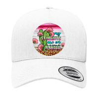 My Students Are On Point Round Earring Yupoong Trucker Cap | Artistshot