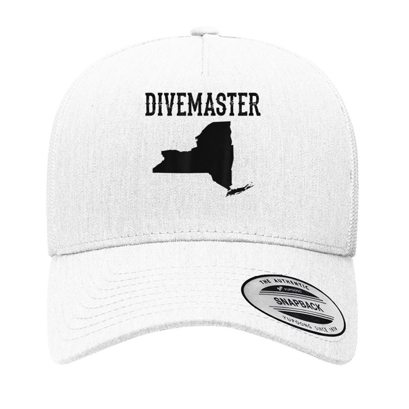 New York Divemaster Scuba Diving Instructor Dive Flag Style T Shirt Yupoong Trucker Cap | Artistshot