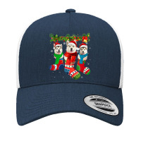 Three Alaskan Malamutes In Christmas Socks T Shirt Yupoong Trucker Cap | Artistshot