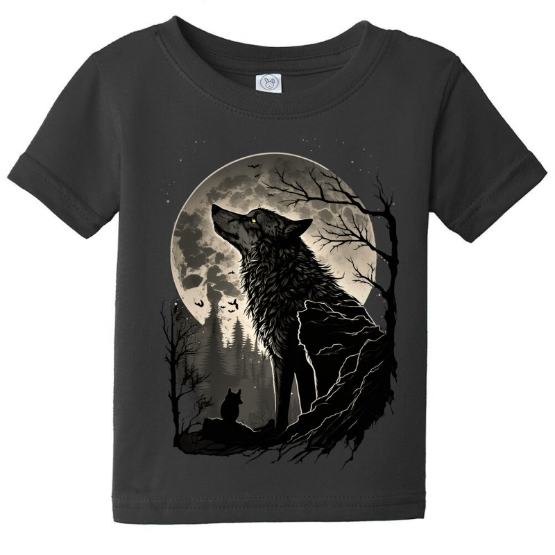 Night Wolf Baby Tee by mailson | Artistshot