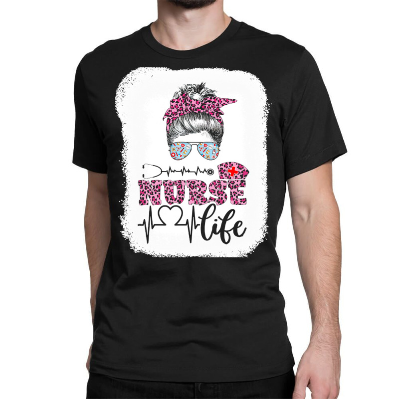 Nurse T  Shirt Nurse Life Leopard Registered Nurse, Cna, Nursing Schoo Classic T-shirt | Artistshot