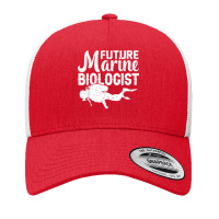 Future Marine Biologist Ocean Life Biology Student T Shirt Yupoong Trucker Cap | Artistshot