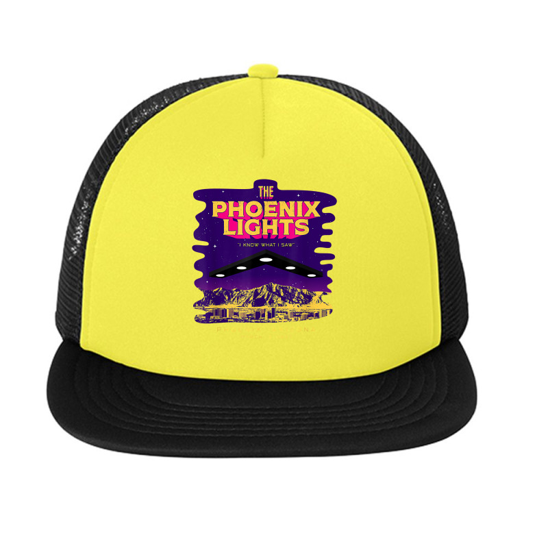 The Phoenix Lights Alien Believer Spaceship Ufo Men & Women T Shirt Foam Snapback Hat | Artistshot