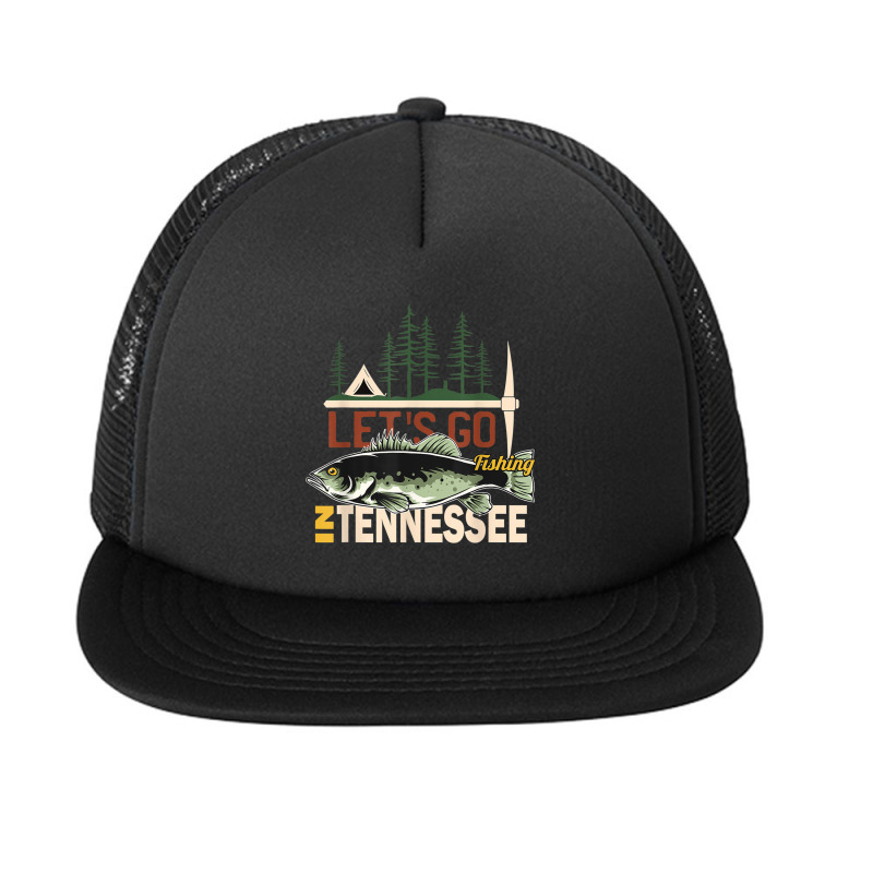 Fishing Camping Fishing In Tennessee Nature Tennessee Fishing Foam Snapback hat by urethrapricey | Artistshot