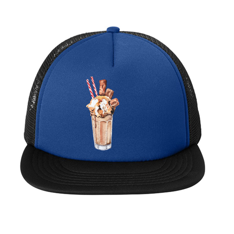 Chocolate Peanut Butter Milkshake T  Shirt Peanut Butter Milkshake Wit Foam Snapback hat by thymeartiste | Artistshot