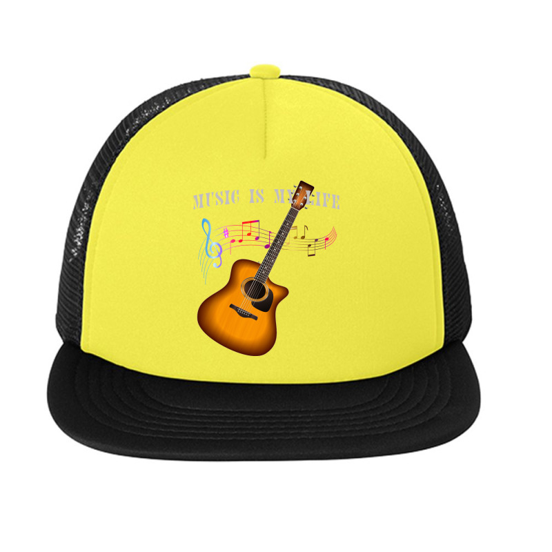 Guitar Lover Foam Snapback hat by thebrandal | Artistshot