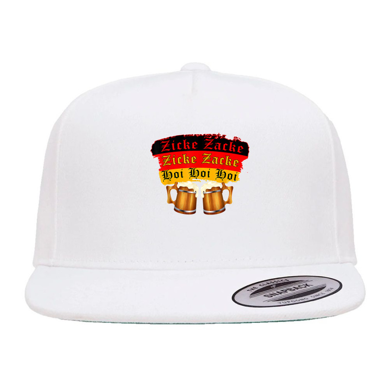 German Oktoberfest Zicke Zacke Hoi Tee Funny German Beer T Shirt 5 panel snapback cap by vazwttopperve | Artistshot