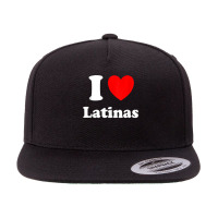 I Heart Latinas I Like Latinas Tank Top 5 Panel Snapback Cap | Artistshot