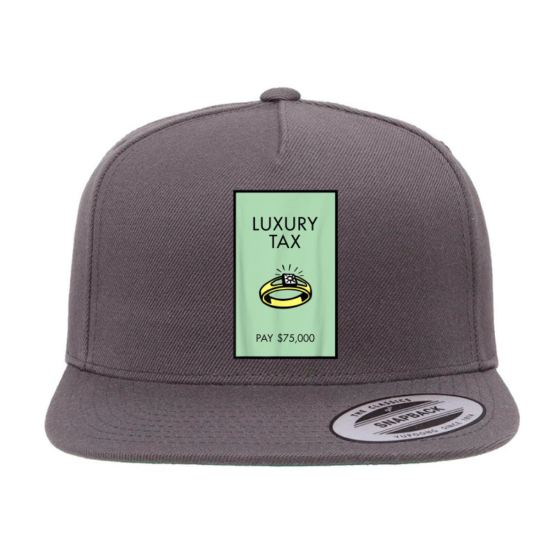 Monopoly Luxury Tax Pay 75,000 T Shirt 5 panel snapback cap by harmanyuan | Artistshot