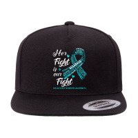 Dissociative Disorders Awareness Her Fight Is Our Fight 5 Panel Snapback Cap | Artistshot