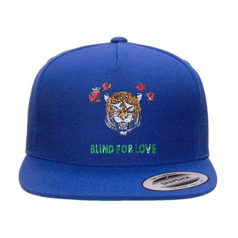 Ts Blind For Love Tiger [tb]02 Fix 5 panel snapback cap by amanjaya | Artistshot