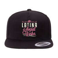 Latina Social Worker Lcsw Women Latinx Hispanic T Shirt 5 Panel Snapback Cap | Artistshot