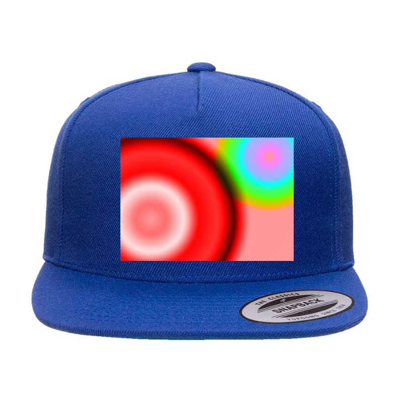 Multicolor Gradient Background For Cover Template, Blurred, Etc 5 Panel Snapback Cap | Artistshot