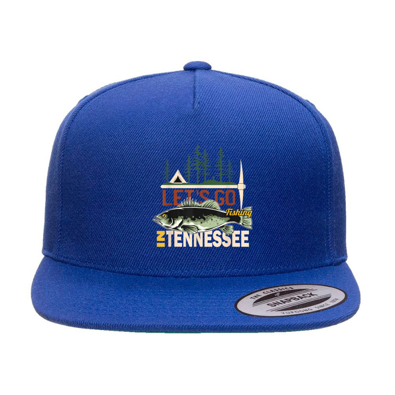 Fishing Camping Fishing In Tennessee Nature Tennessee Fishing 5 panel snapback cap by urethrapricey | Artistshot