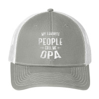 Mens Mens My Favorite People Call Me Opa  Fathers Day Pa Trucker Cap | Artistshot