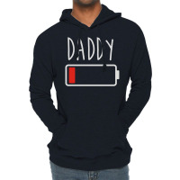 Daddy Low Battery Lightweight Hoodie | Artistshot