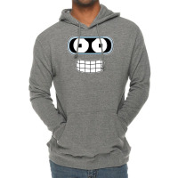 Bender Face Futurama Lightweight Hoodie | Artistshot