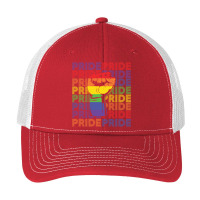 Rainbow Fist Pride Pa Trucker Cap | Artistshot