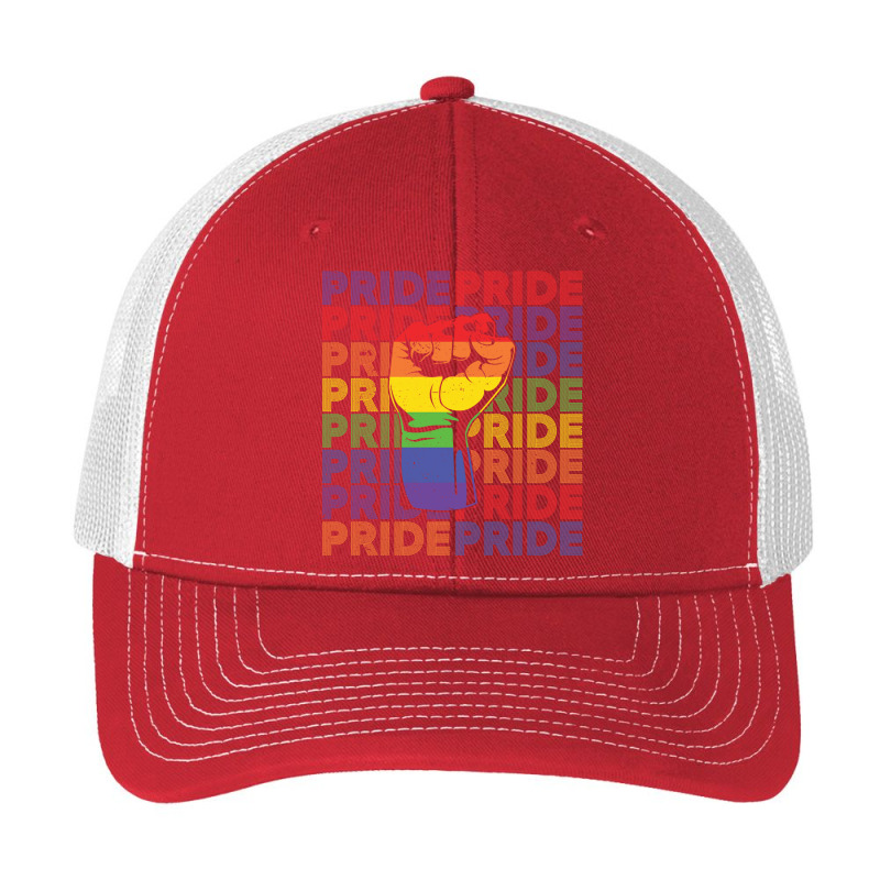 Rainbow Fist Pride Pa Trucker Cap by juliesolvstrom | Artistshot