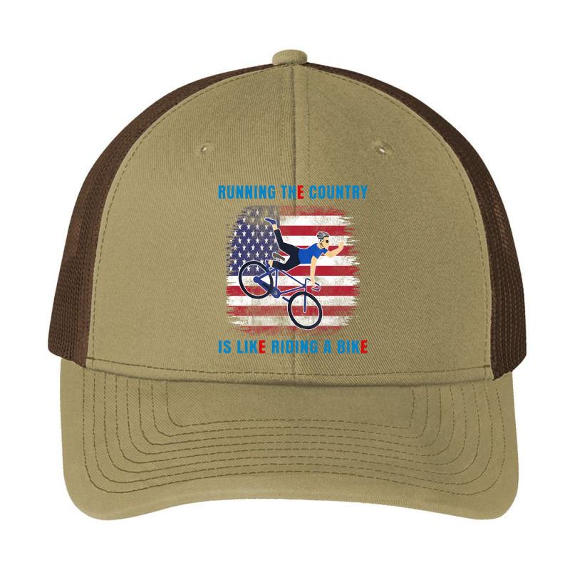 Biden Running The Country Is Like Riding A Bike Pa Trucker Cap | Artistshot