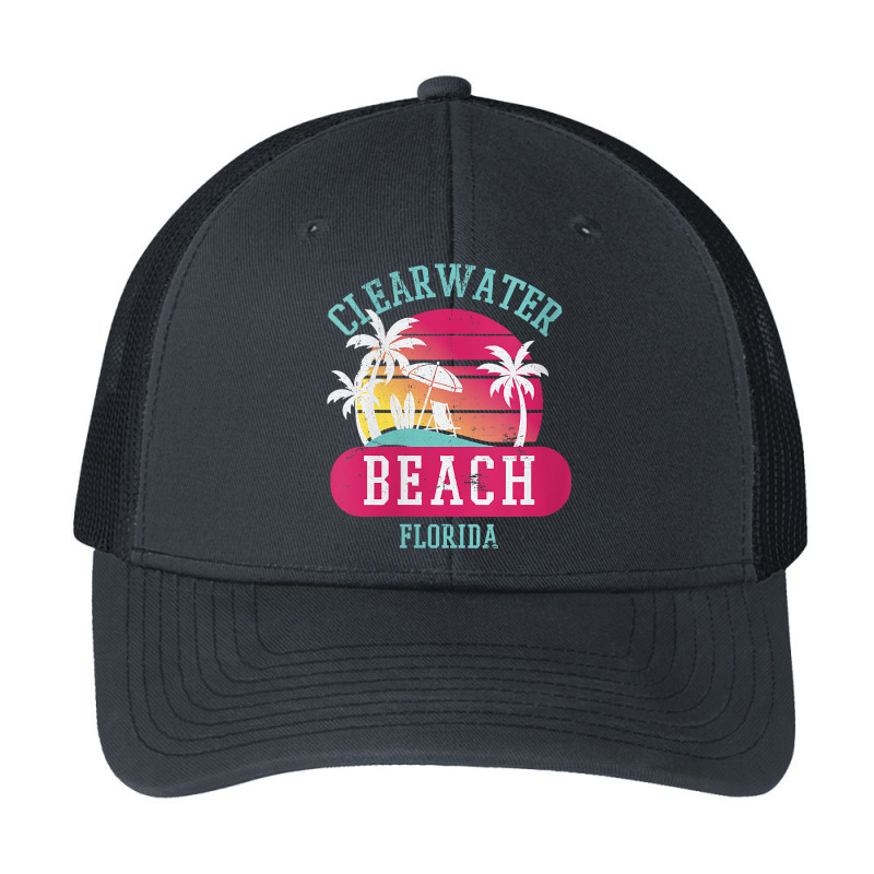 Womens Retro Cool Clearwater Beach Original Florida Sunset Beaches V N Pa Trucker Cap by abdurrehmancappucci | Artistshot