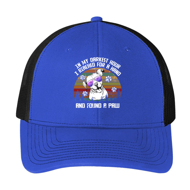 Pitbull Lover Dog I Reach For A Hand And Found A Paw Pitbull Paw Pitbu Pa Trucker Cap | Artistshot