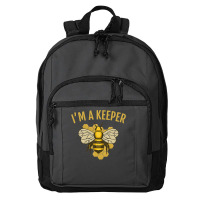 Bee Beekeeper Vintage Keeper Bee Gifts Funny 182 Hive Beekeeping Basic Backpack | Artistshot