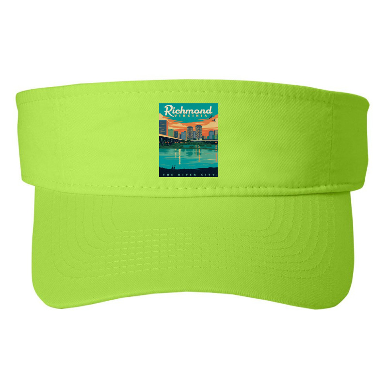 Beautiful Bridge Lake Fashion Visor by JuanCrawford | Artistshot