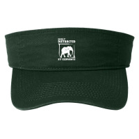 Easily Distracted By Elephants | Funny Zoo Fashion Visor | Artistshot