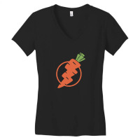 Carrots Lightning Women's V-neck T-shirt | Artistshot