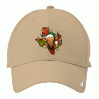 Christmas Texas Highland Cow Nike Dri-fit Cap | Artistshot